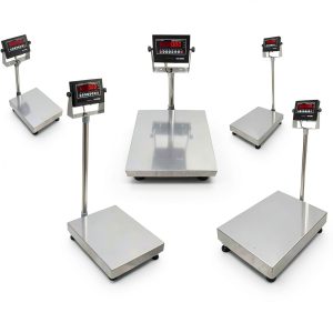 Selleton.com Bench Scale Counter Scale 500lb Capacity Stainless Steel-0