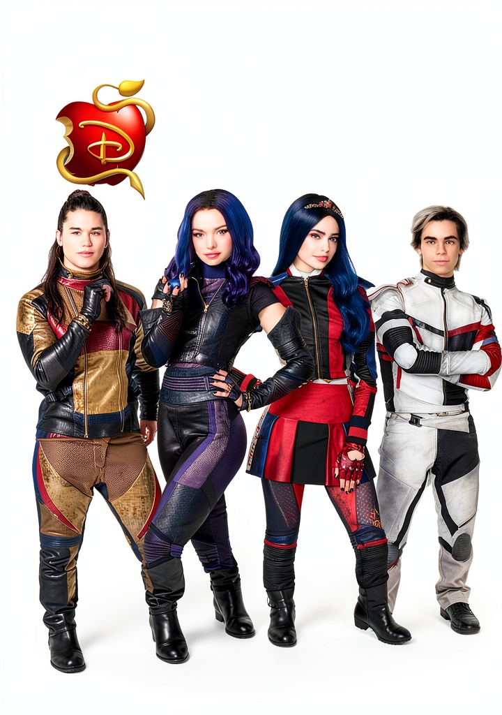 Illustration of Descendants Junior Book 3 The Royal Wedding Illustrated Edition Random on a tablet screen