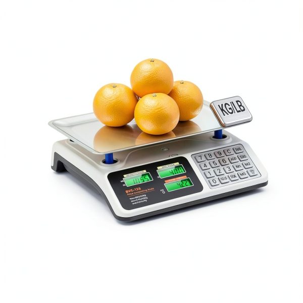 Bonvoisin Commercial Scale 40kg Stainless Steel with Dual LCD-4