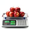 Bonvoisin Commercial Scale 40kg Stainless Steel with Dual LCD-0