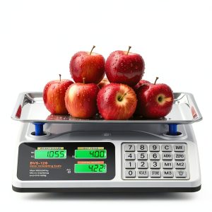 Bonvoisin Commercial Scale 40kg Stainless Steel with Dual LCD-0