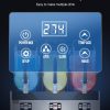 VEVOR Commercial Slushy Machine, 12Lx3 Triple Tank Frozen Drink Machine, 144 Cups Stainless Steel Margarita Smoothie Frozen Drink Maker, Slushie Maker for Home Party Restaurants Cafe Bars-3