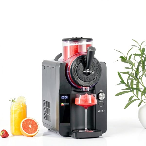 Frozen Drink Machine ABUKE Digital Slushie Maker 68oz Gray-4