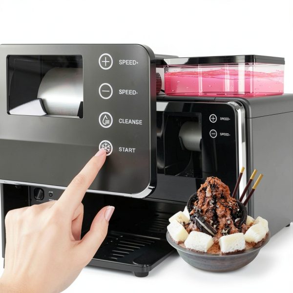 Shaved Ice Machine TMWINGS Snowflake Maker with Rapid Cooling ZB-2001M-2