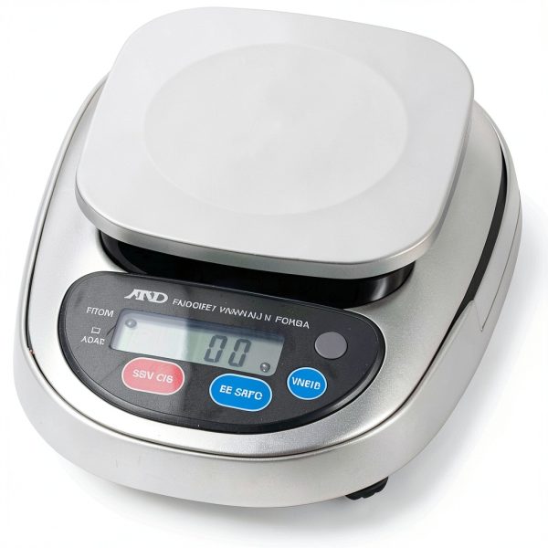 A&D ENGINEERING HL-3000WP HL-WP Full Wash-Down Scales, 3000 g Capacity, 1 g Readability, 1 g Linearity, 5" x 5" Pan Size, 6 4/5" Width x 2 1/2" Height x 8 2/3" Diameter, 2 lb. Weight, Stainless Steel-0