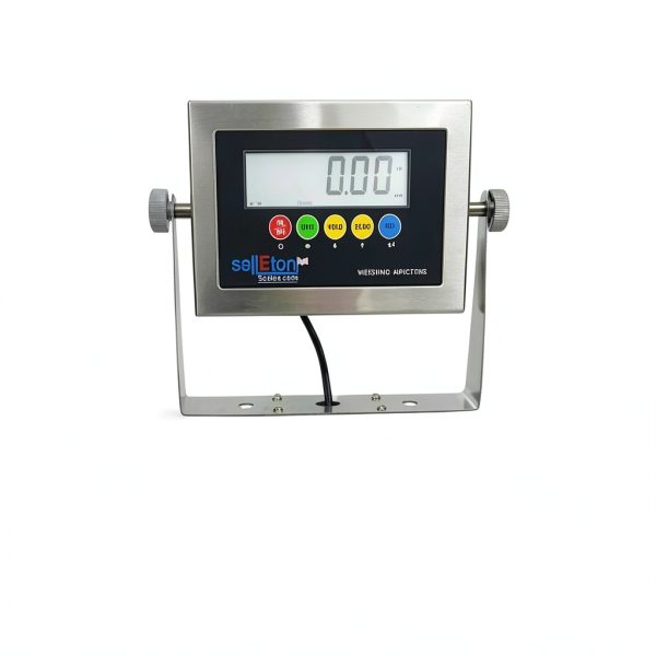 SellEton SL-916-16x12 Industrial Bench Scale 16” x 12” Stainless Steel Platform & Indicator 400 lb Capacity x 0.02 lb Accuracy-4