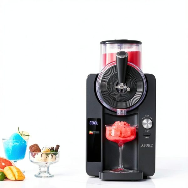 Frozen Drink Machine ABUKE Digital Slushie Maker 68oz Gray-3