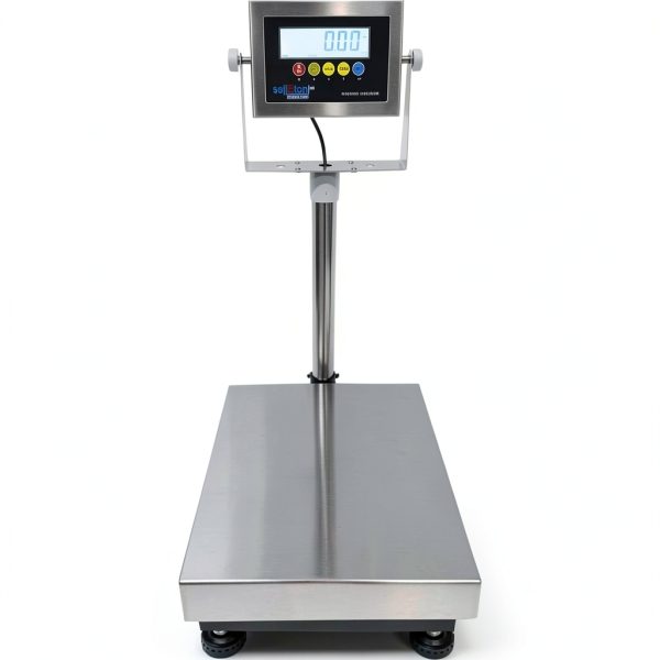 SellEton SL-916-16x12 Industrial Bench Scale 16” x 12” Stainless Steel Platform & Indicator 400 lb Capacity x 0.02 lb Accuracy-0