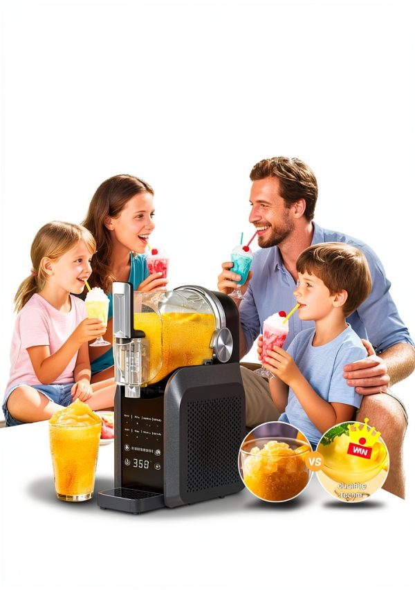 Slushie Machine Grano Chef 88oz No Ice Needed Frozen Drink Maker-6
