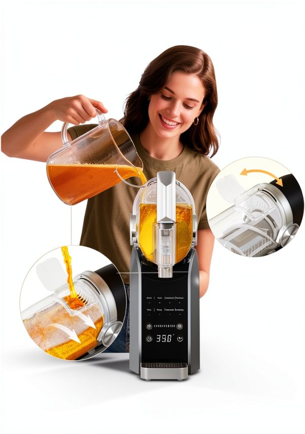 Slushie Machine Grano Chef 88oz No Ice Needed Frozen Drink Maker-4