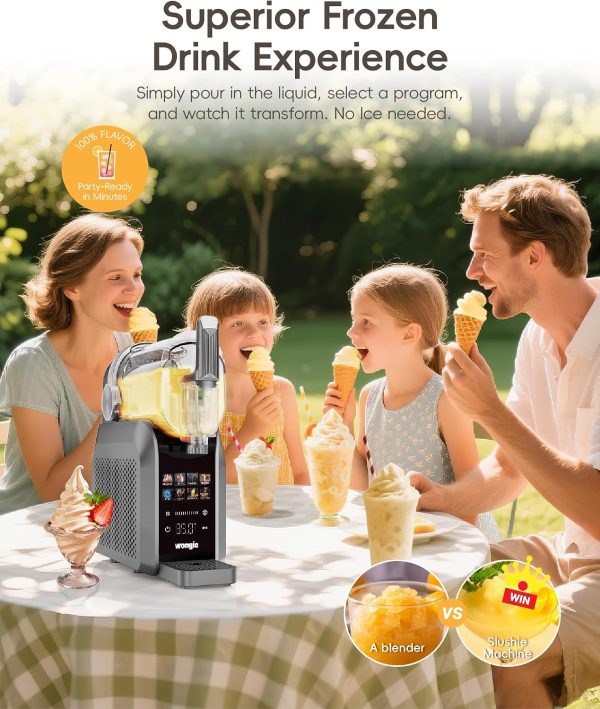 Slushie Machine Pro by Wongic 88oz Frozen Drink Maker with Touchscreen-4
